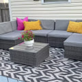Outdoor Rugs and Pillows for Patios: Creating a Functional and Stylish Outdoor Living Space